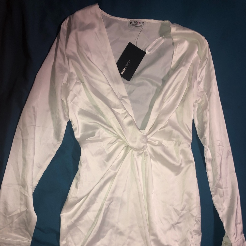 Fashion Nova Dress (white)